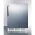 Summit Appliance Div. Summit Freestanding Counter Height Refrigerator-Freezer, 5.1 Cu. Ft., 24" Wide CT661WSSTB